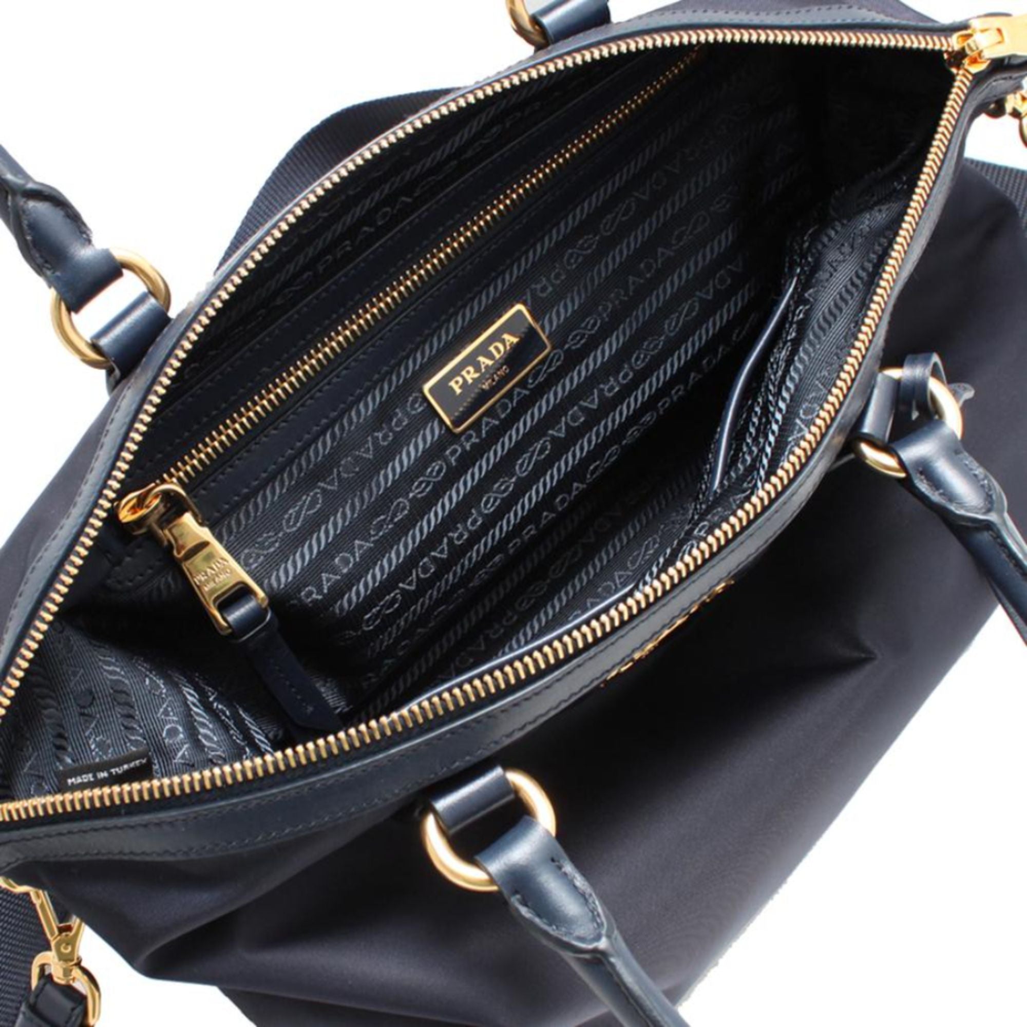 Prada Black Nylon Crossbody Tote - Versatile Everyday Luxury Bag