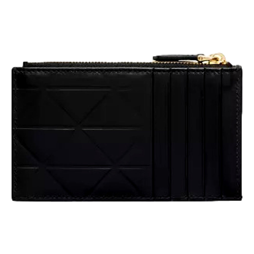 Prada Black Calfskin Leather Card Case Wallet - Luxury & Practical