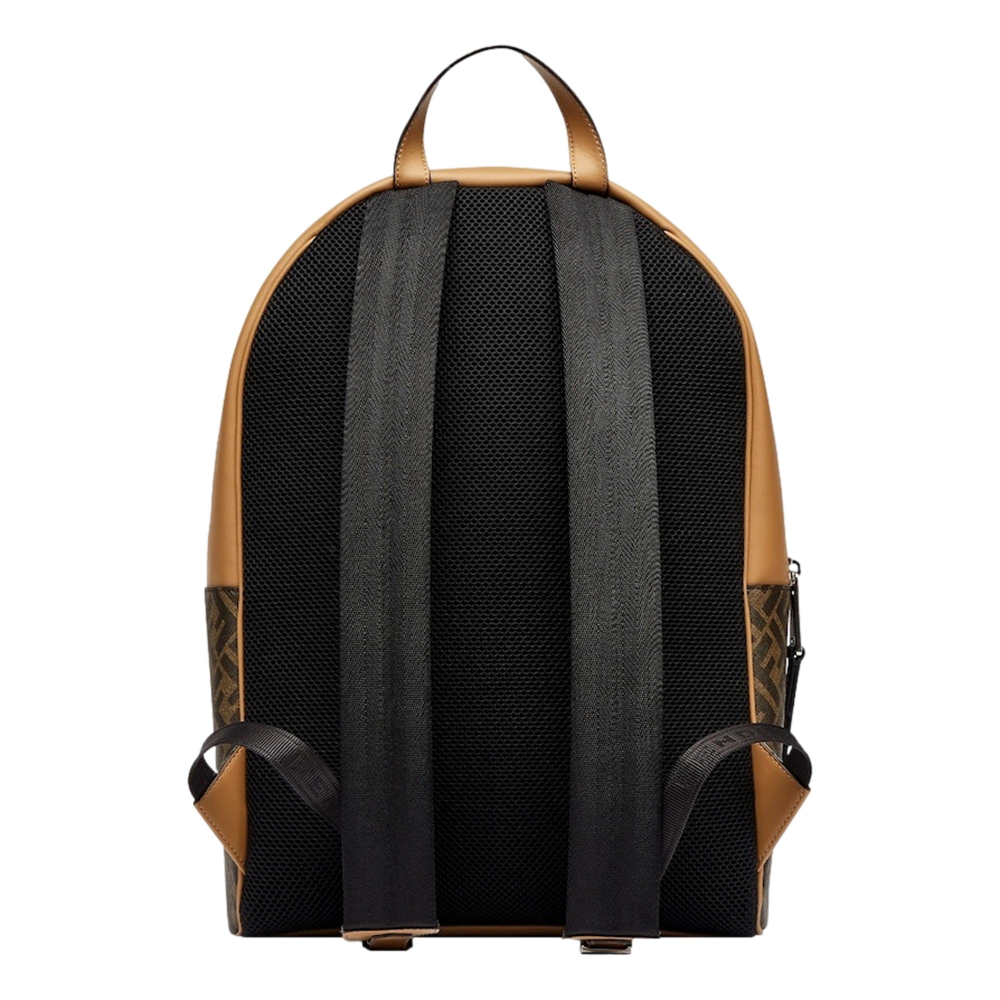Shop Fendi Diagonal FF Logo Brown Mens Backpack - Stylish & Functional