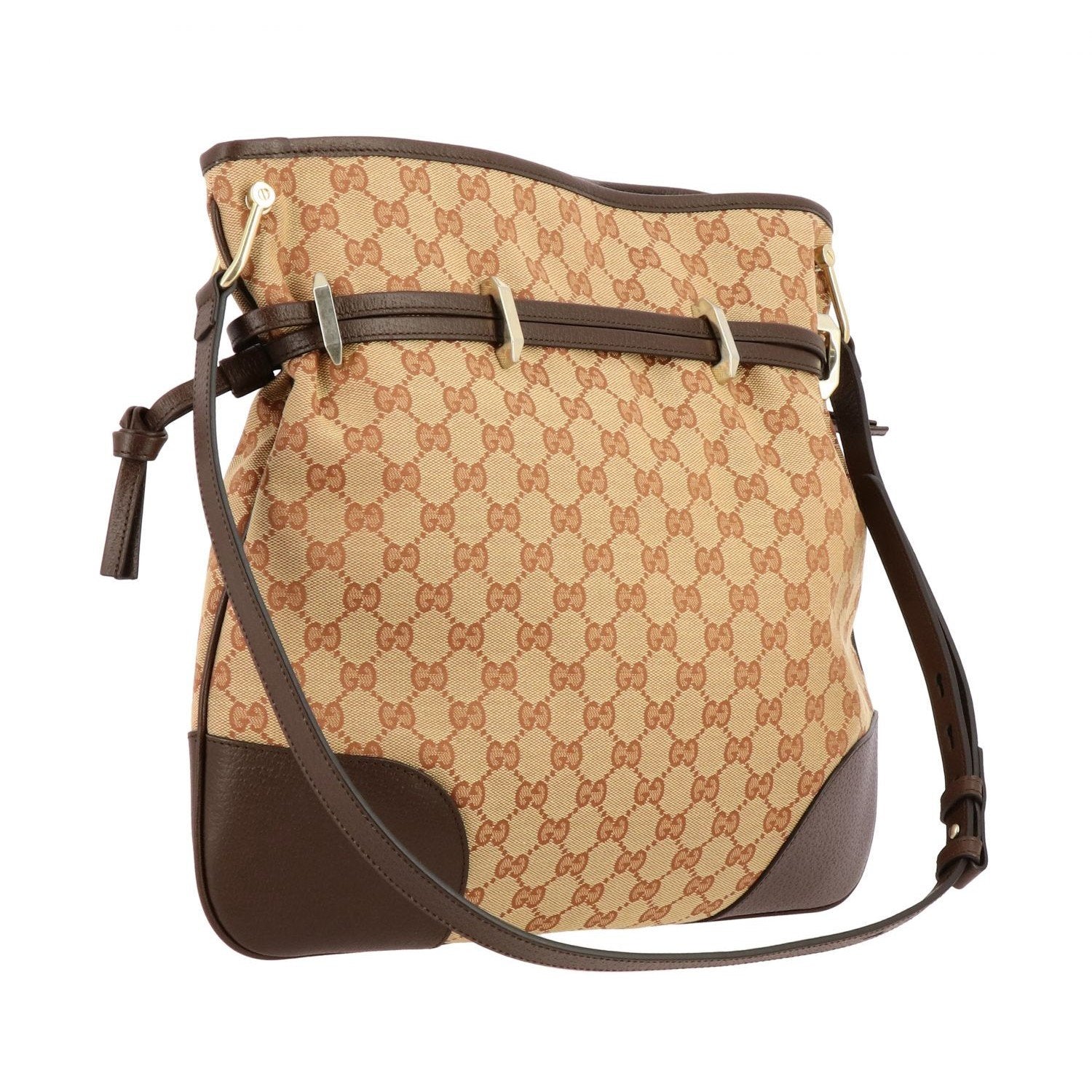 Gucci 1955 Beige Canvas Crossbody Bag - Timeless Elegance & Function