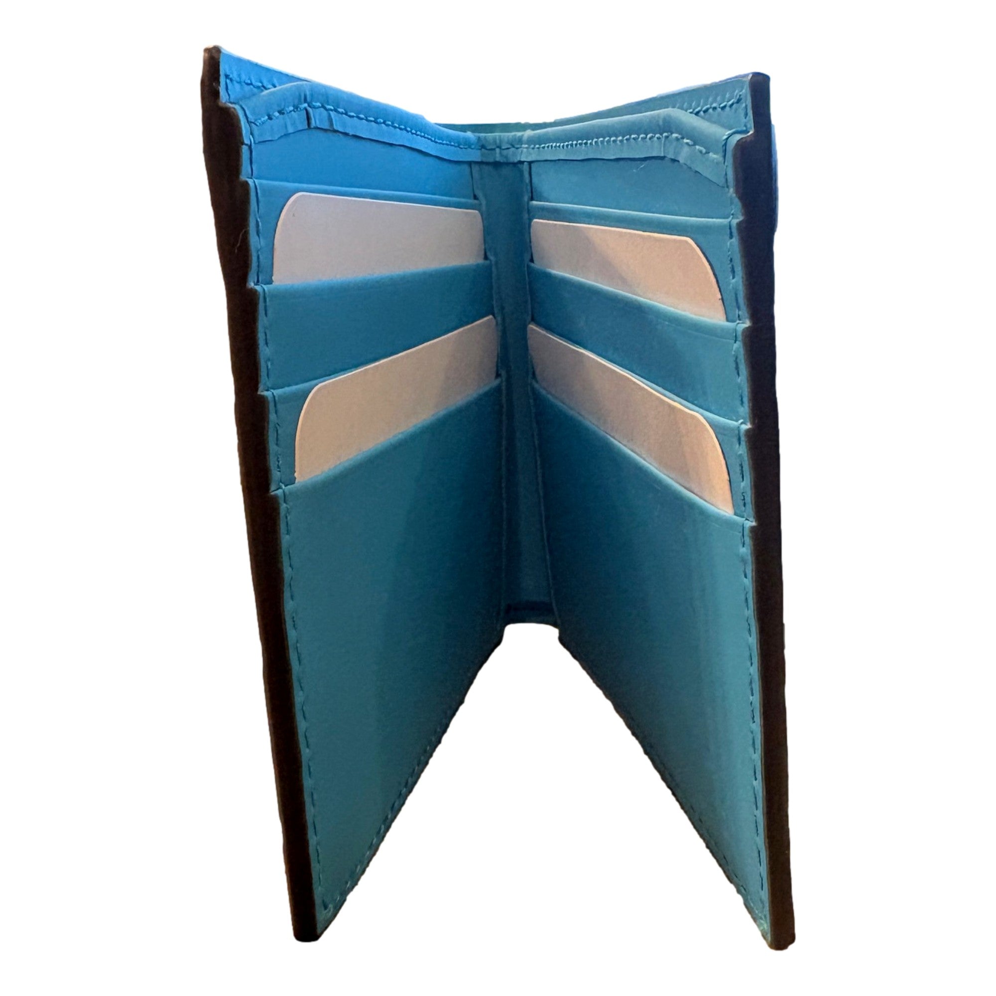 Gucci GG Neon Blue Bifold Wallet: Luxury Meets Modern Design