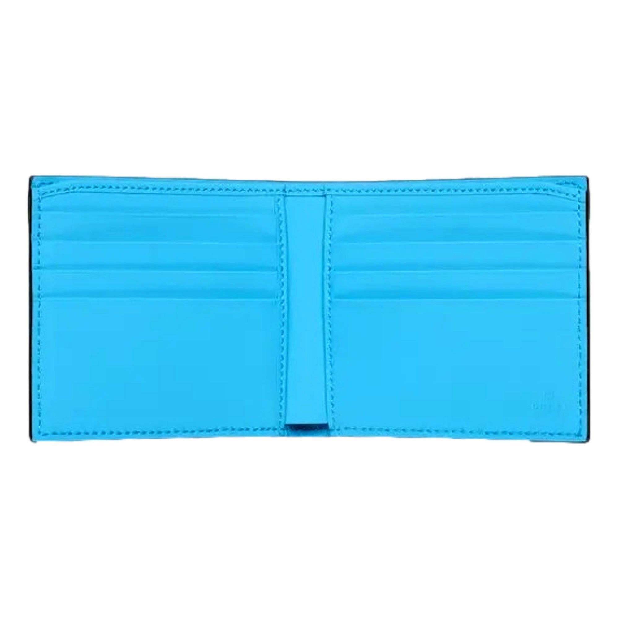 Gucci GG Neon Blue Bifold Wallet: Luxury Meets Modern Design