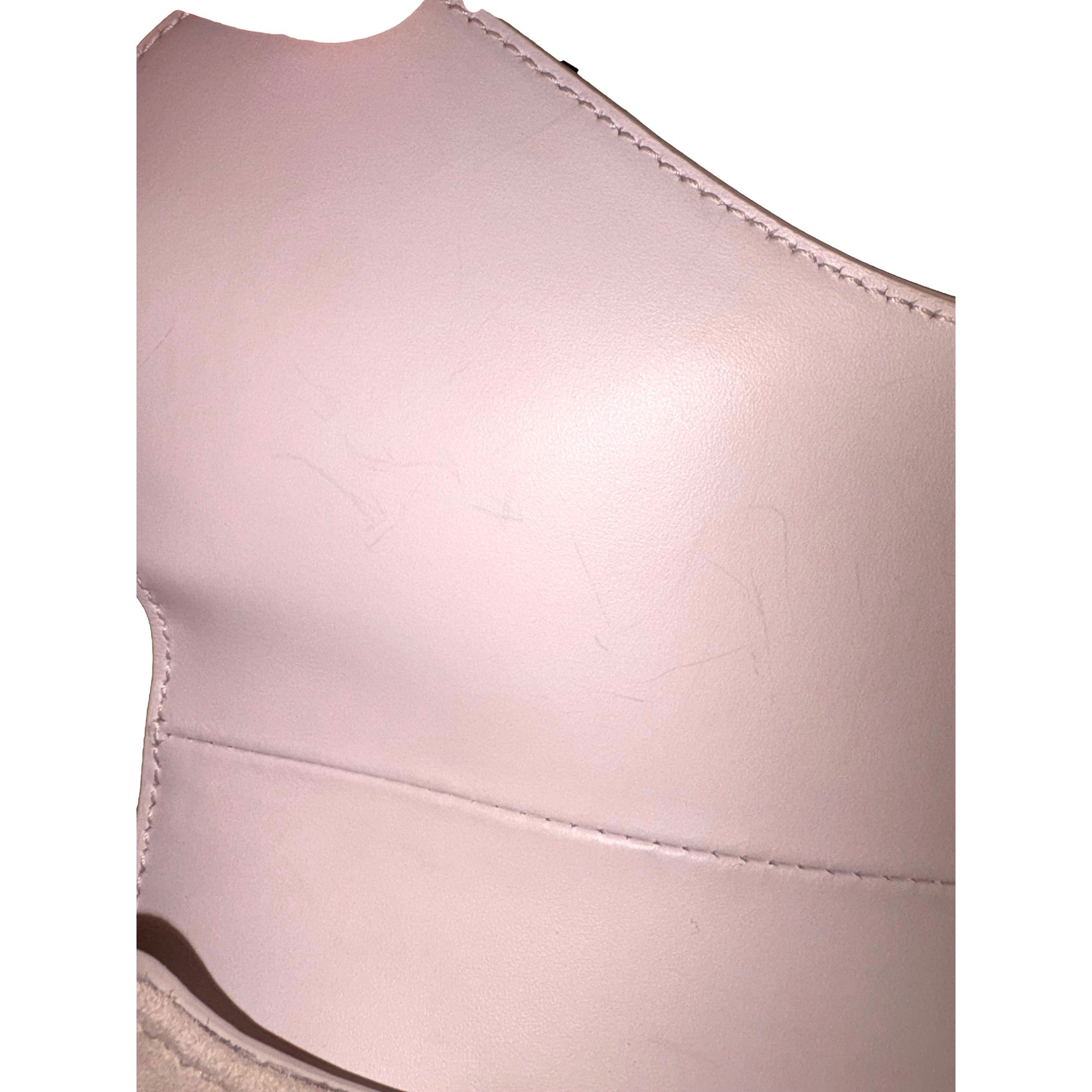 Used Leather Saddle Bag - Dior Floral Print with Gold Detailing