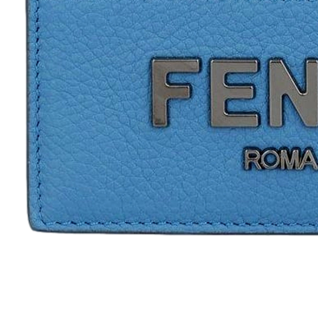Fendi Signature Card Case Wallet - Stylish Leather Card Holder