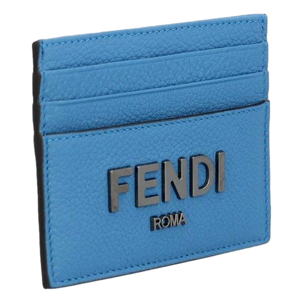 Fendi Signature Card Case Wallet - Stylish Leather Card Holder
