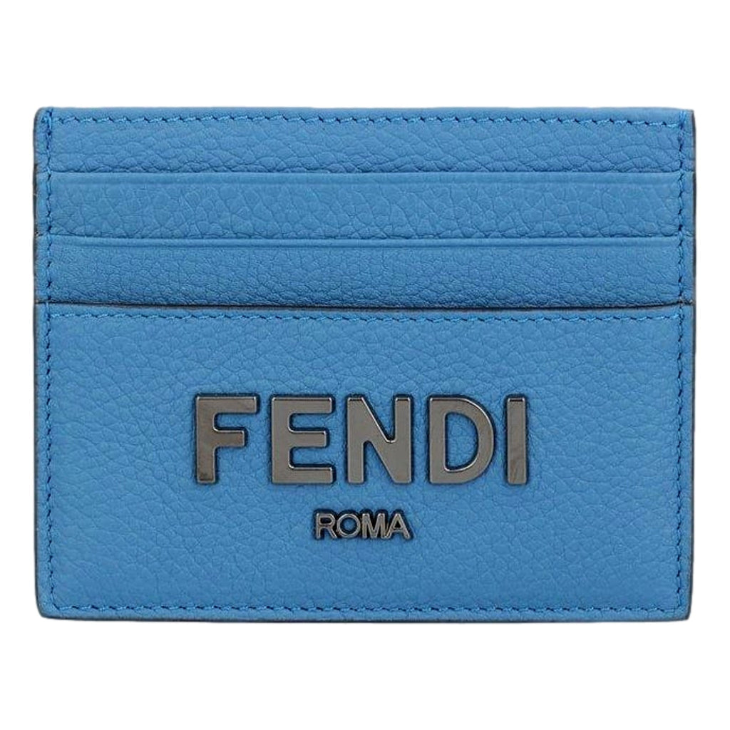 Fendi Signature Card Case Wallet - Stylish Leather Card Holder