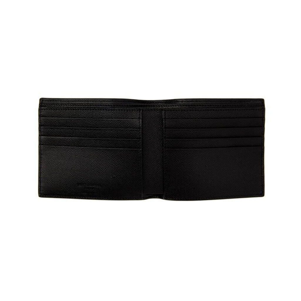 Saint Laurent Leather Bifold Wallet - BabyCat Leopard Print