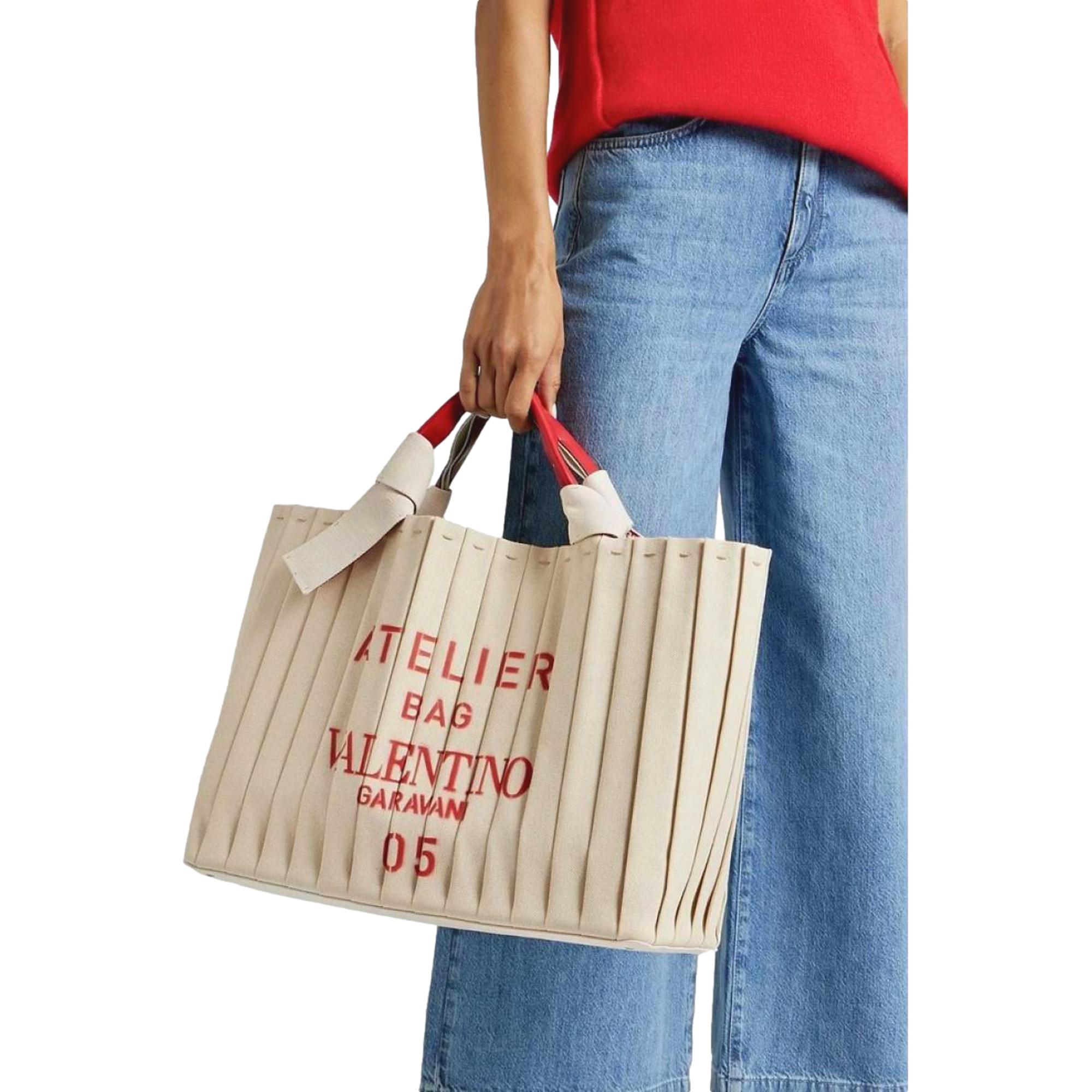 Valentino Garavani Sac Atelier Tote: Stylish & Functional Canvas Bag