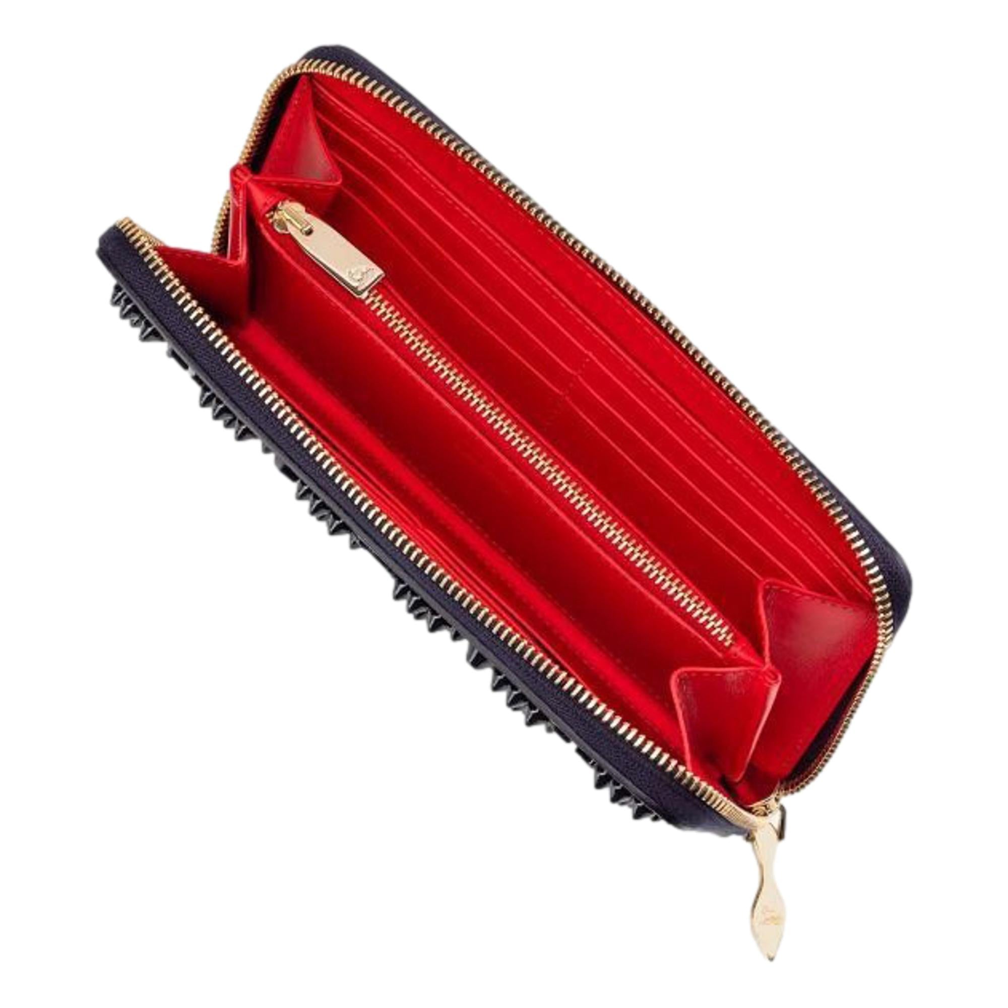 Luxury Christian Louboutin Zip Around Wallet: Style & Security