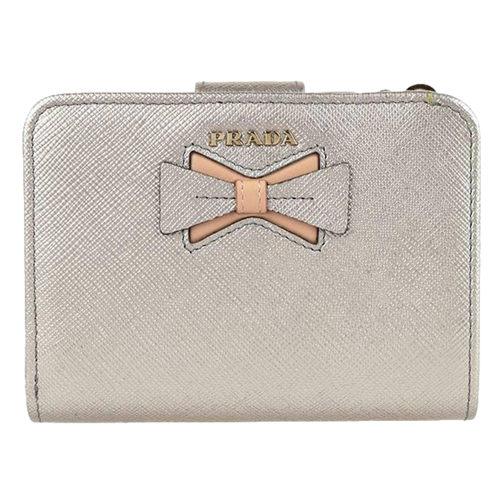 Prada Wallet with Luxurious Leather & Zipper Coin Pouch - Shop Now