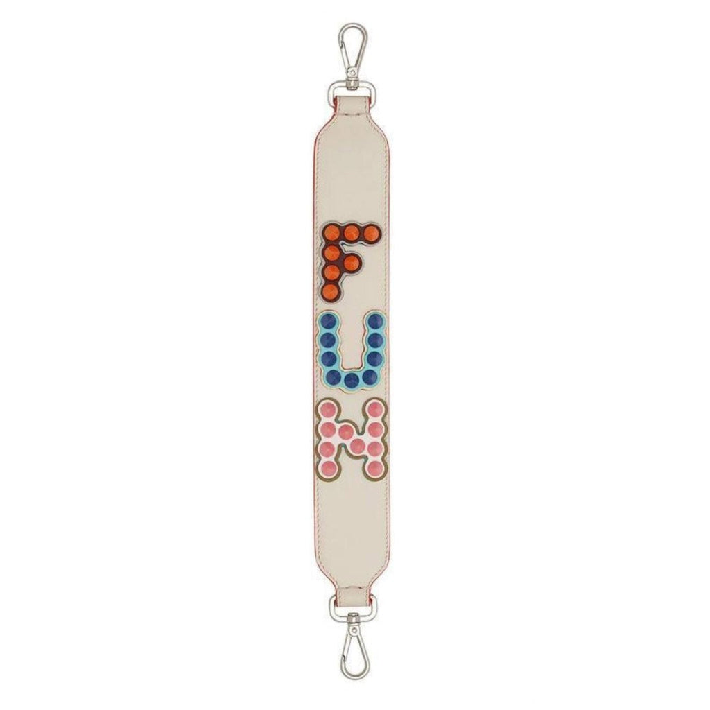Fendi "FUN" Studded Leather Strap - Add Flair to Your Bag