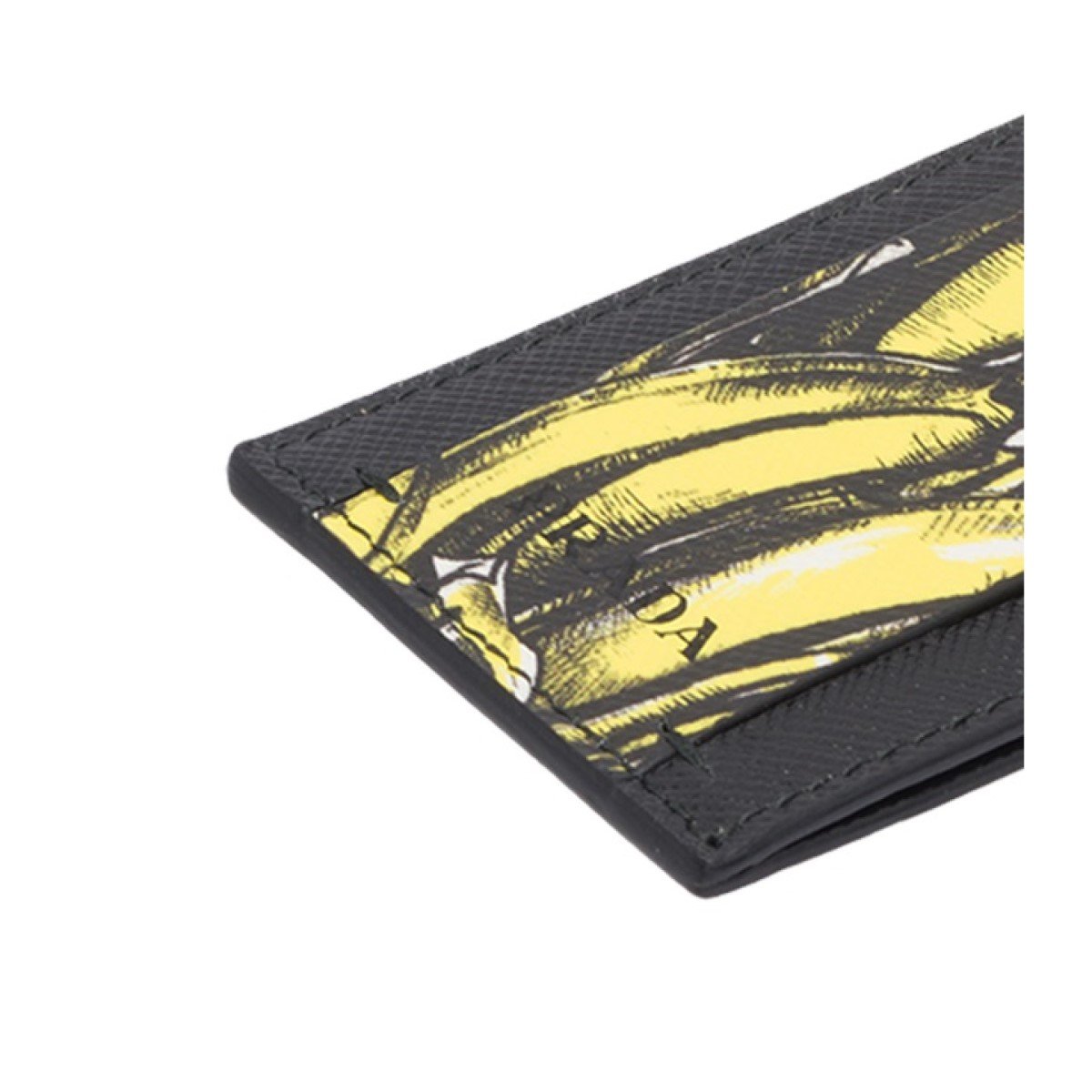 Prada Banana Leather Keychain: Stylish Luxury Name Tag