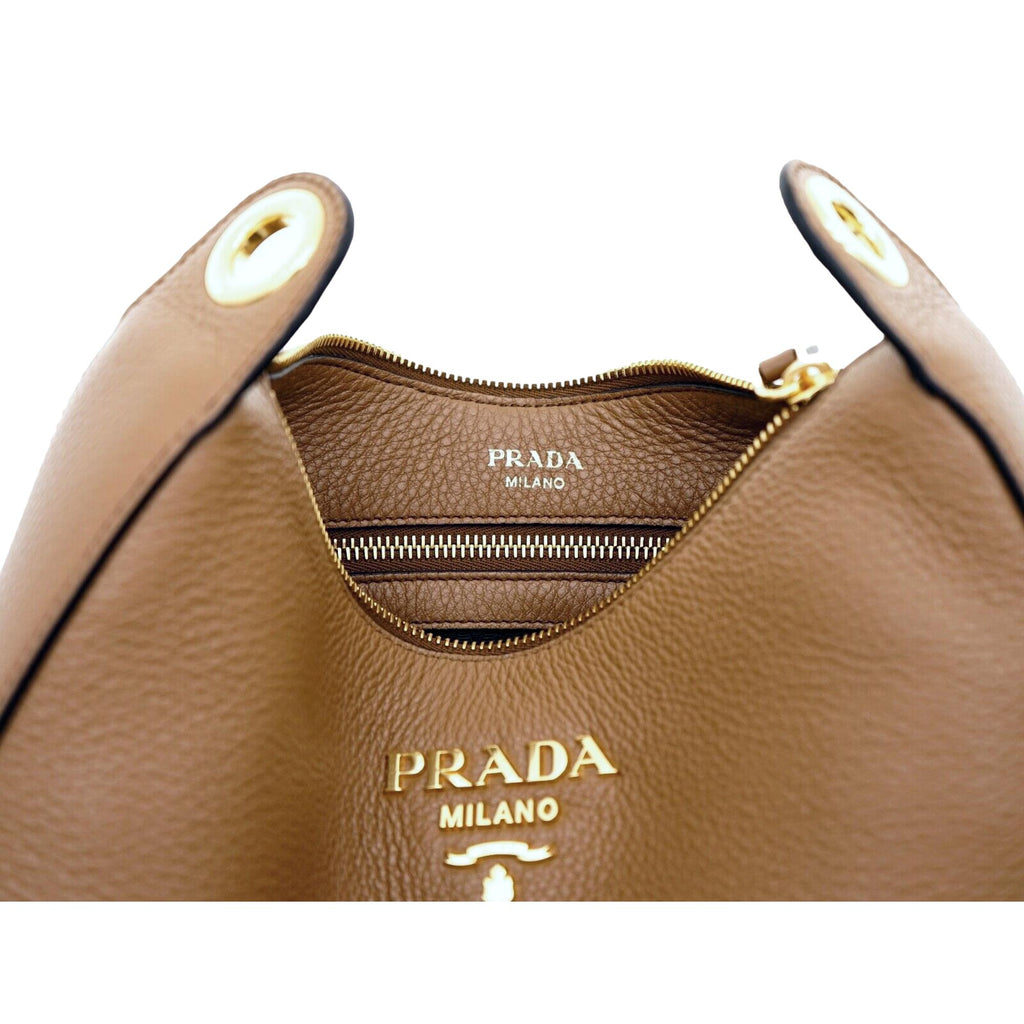 Prada Crossbody Bag, Shop Bags - Timeless Caramel Vitello Phenix Style