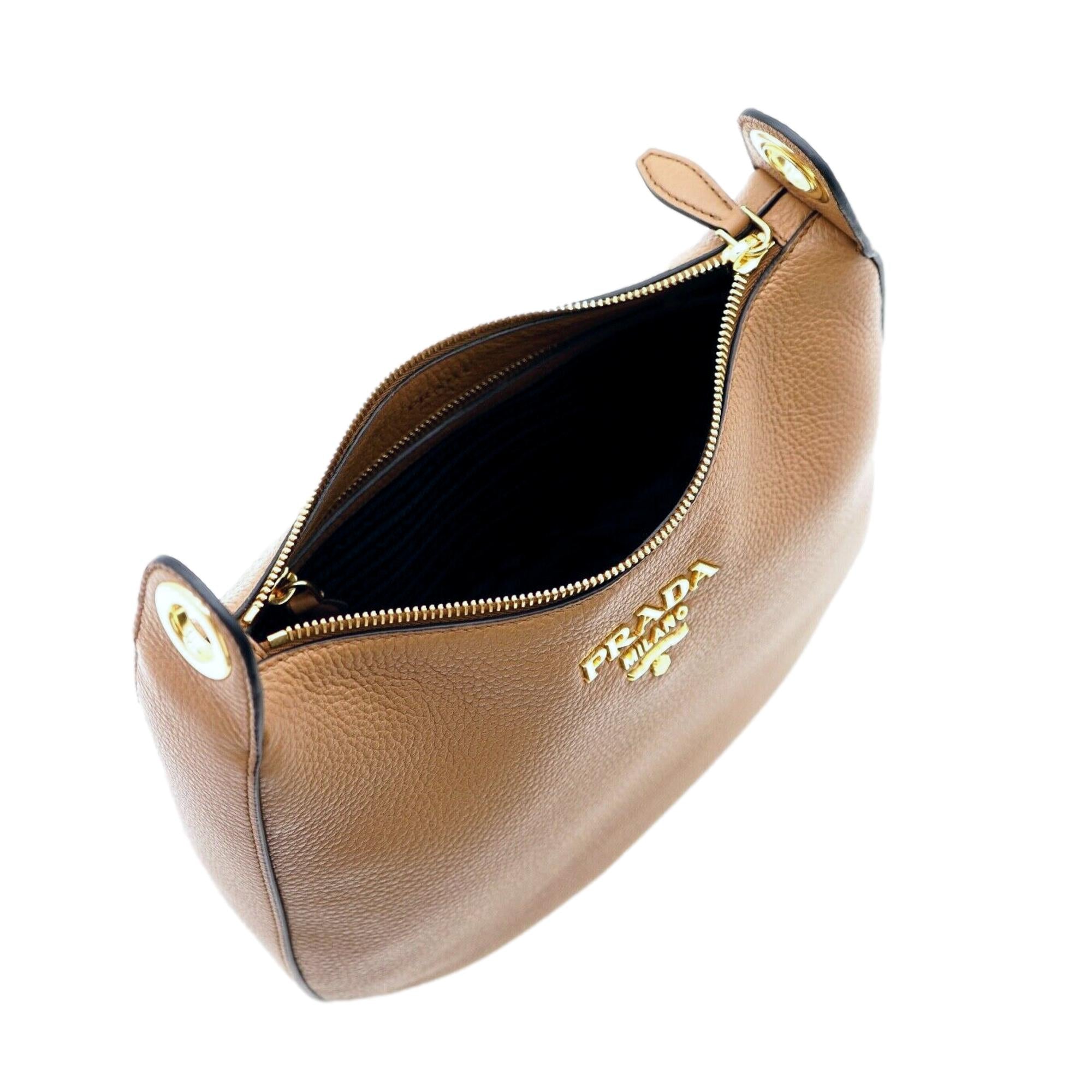 Prada Crossbody Bag, Shop Bags - Timeless Caramel Vitello Phenix Style