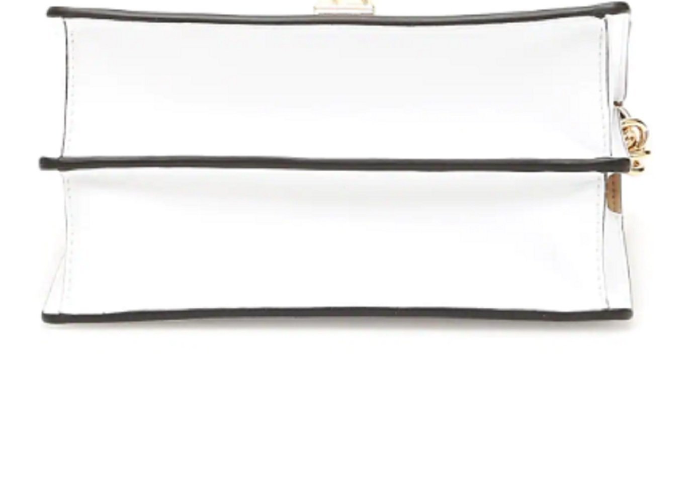 Fendi Kan I White Leather Bag - Elegance with Floral Flair