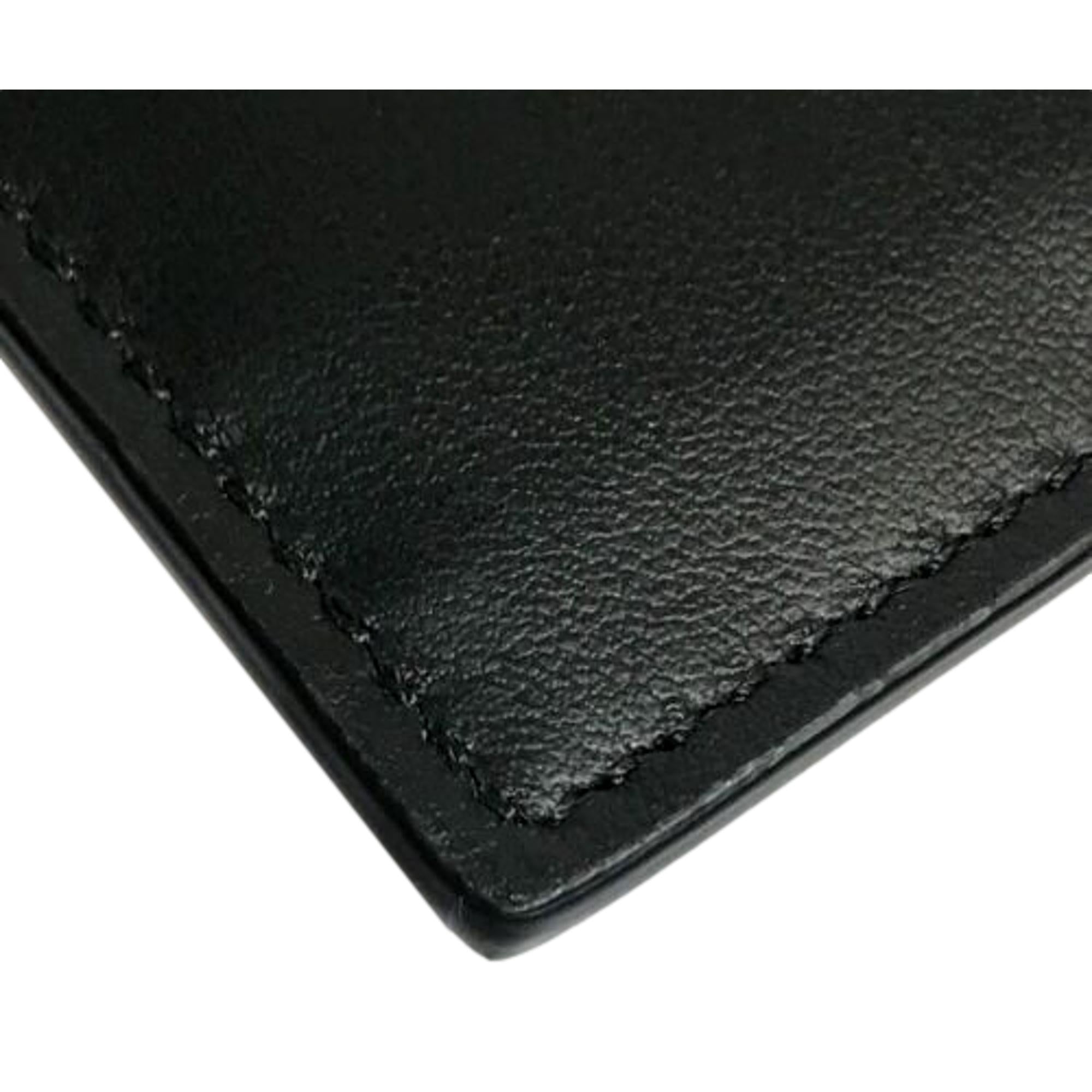 Fendi Roma Card Case Wallet: Elegant Black Leather, Perfect for All