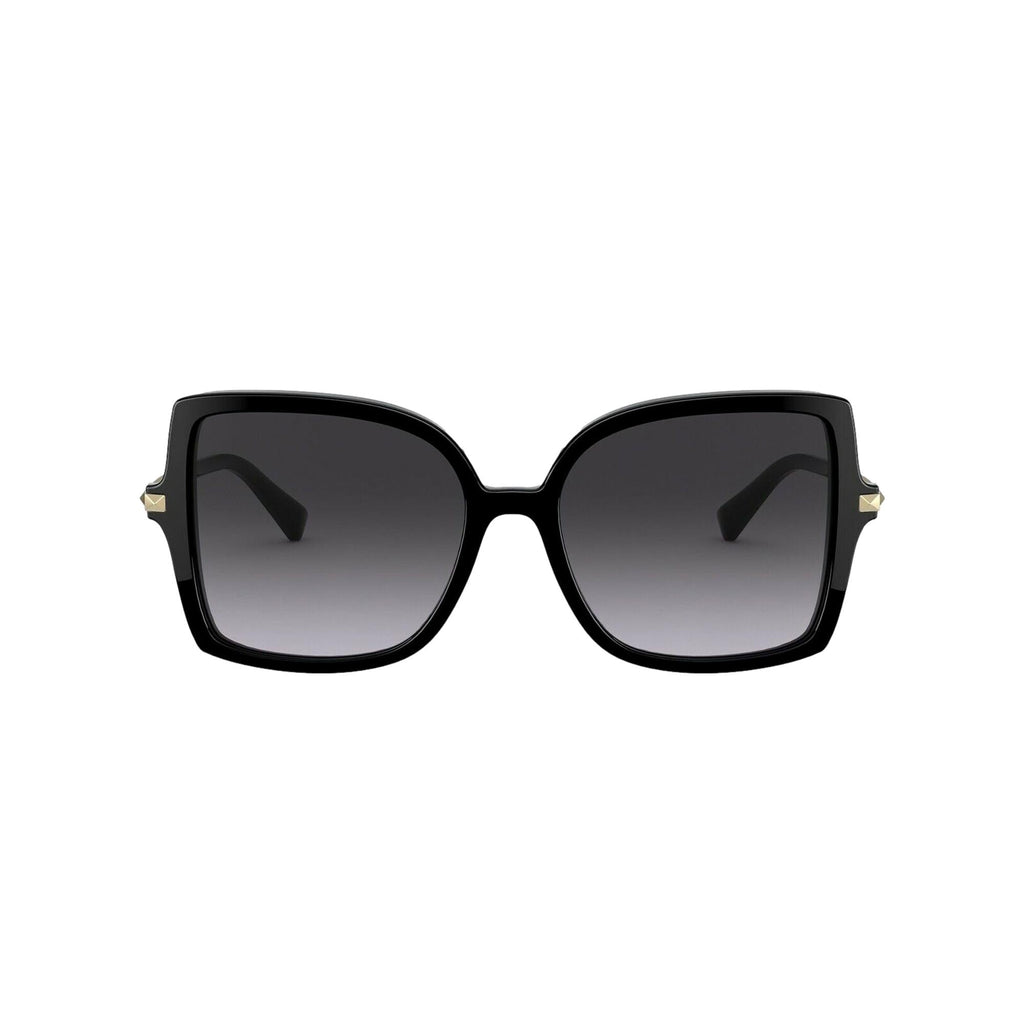 High End Sunglasses: Valentino Garavani Black Studded Eyewear