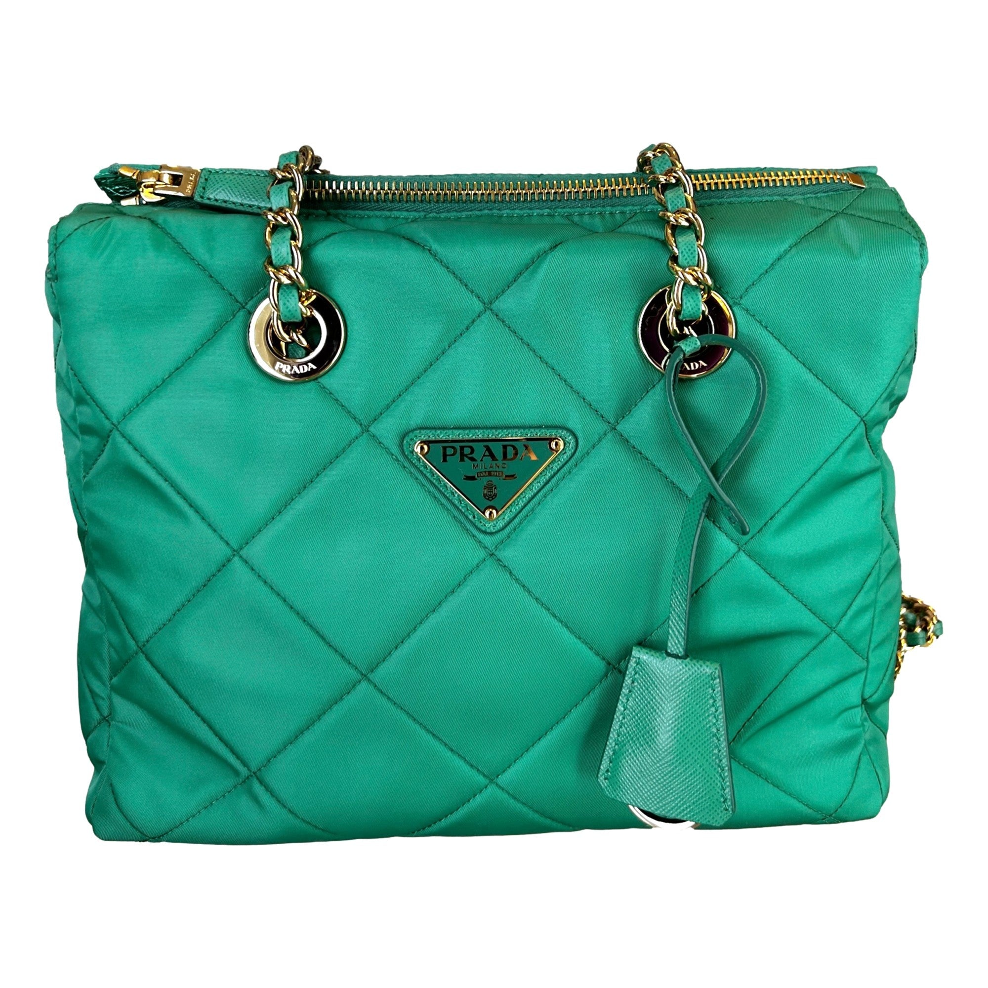 Prada Re-Edition 1995 Green Tote: Chic, Sustainable Luxury
