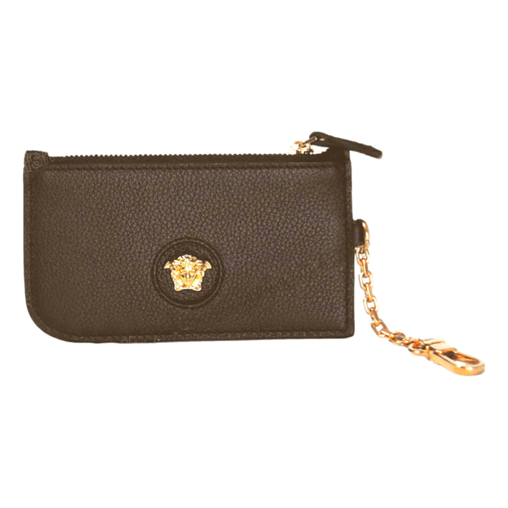 Versace La Medusa Keychain, Card Case - Stylish, Compact & Iconic